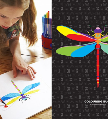 Kolorowanka Colourful Bugs 24 Colouring Book