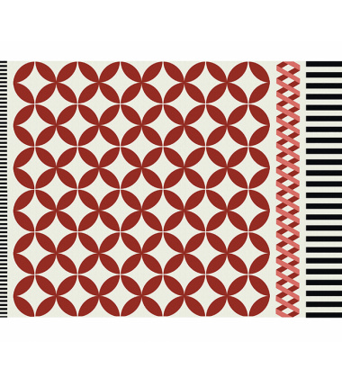 Kilim wełniany 150x200 CATANIA Kilim Wool Red