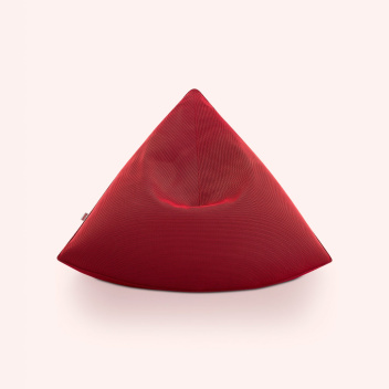 Puf - Worek sako 100x110x120 SAIL POUF Indoor-Outdoor Hexagon Red