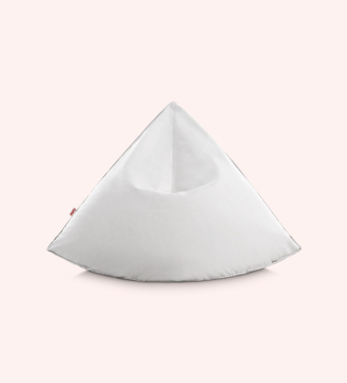 Puf - Worek sako 100x110x120 SAIL POUF Indoor-Outdoor Silvertex Aluminium