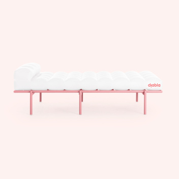 Szezlong - Leżanka 193x85x58h CACAO CHAISE LOUNGE - Pink