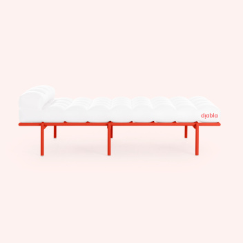 Szezlong - Leżanka 193x85x58h CACAO CHAISE LOUNGE - Red
