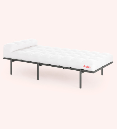 Szezlong - Leżanka 193x85x58h CACAO CHAISE LOUNGE - Anthracite
