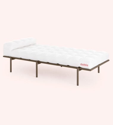 Szezlong - Leżanka 193x85x58h CACAO CHAISE LOUNGE - Bronze