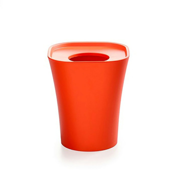 Kosz na śmieci 24x24x28h TRASH Bin Orange Matt