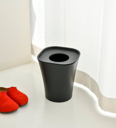 Kosz na śmieci 24x24x28h TRASH Bin 1750 C Black Matt