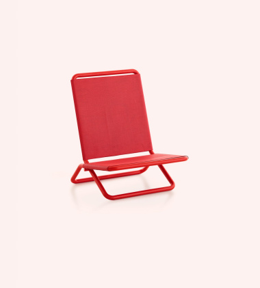 Leżak-krzesełko turystyczne 61x52x71 TRIP CHAIR Red