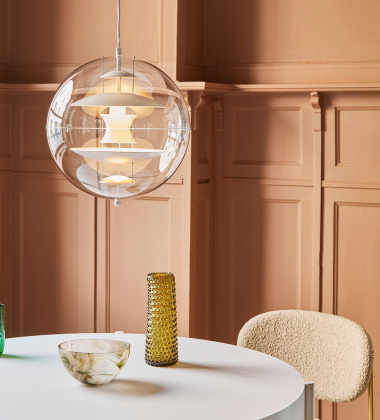 Lampa wisząca 40 cm VP GLOBE Pendant Lamp - WARM PEACH Limited Edition EXPO