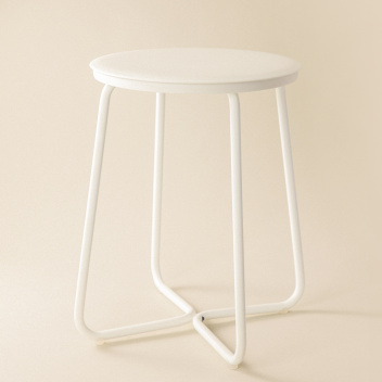 Stołek-Stolik 31 x 31 x 41 cm GEYSER Stool - White