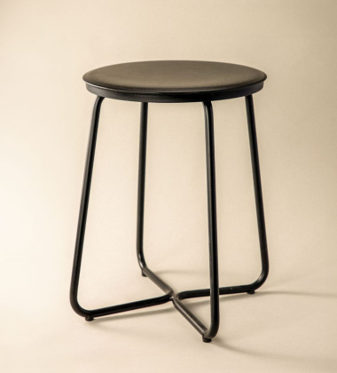 Stołek-Stolik 31 x 31 x 41 cm GEYSER Stool - Black