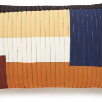 Poduszka pikowana dwustronna 40x60 cm SHAY QUILT Cushion - Mustard