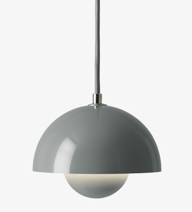 Lampa wisząca 16 cm FLOWERPOT VP 10 Pendant Lamp - Stone Blue