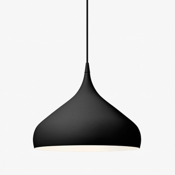 Lampa wisząca 40 cm SPINNING BH2 Pendant lamp - Matt Black EXPO