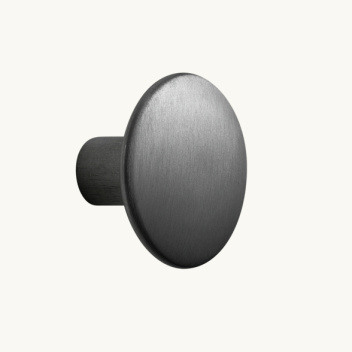 Wieszak-uchwyt metalowy 3,9 cm DOTS METAL Hook - Black Metal