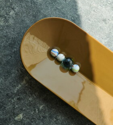 Misa ceramiczna 51,5x21,5 cm MERE Bowl - Brown Green