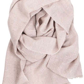 Szal z wełny merino 60x200 TUULA Wool Scarf - Rose