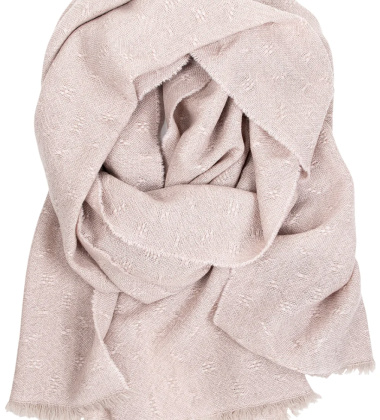 Szal z wełny merino 60x200 TUULA Wool Scarf - Rose