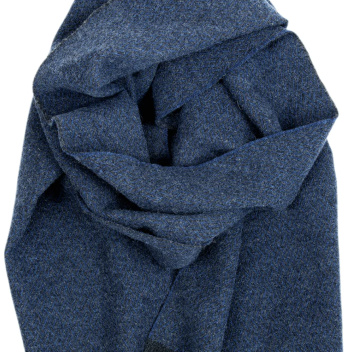 Szal z wełny merino 35x180 HANKI Wool Scarf - Dark Blue