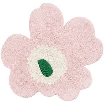 Mata łazienkowa 73x74 UNIKKO Bath Mat Light Pink-Green-Off White