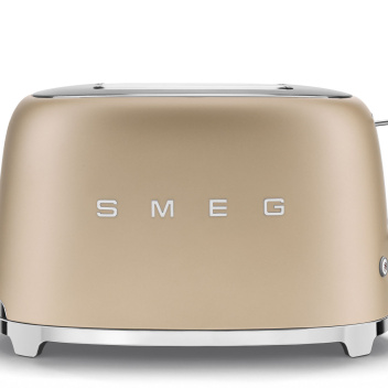 Toster na 2 kromki Retro SMEG 50's Style Szampańskie Złoto Mat