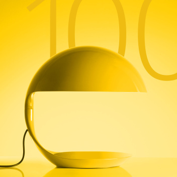 Lampa stołowa 40xH40 COBRA 100 Anniversary Limited Edition - Yellow