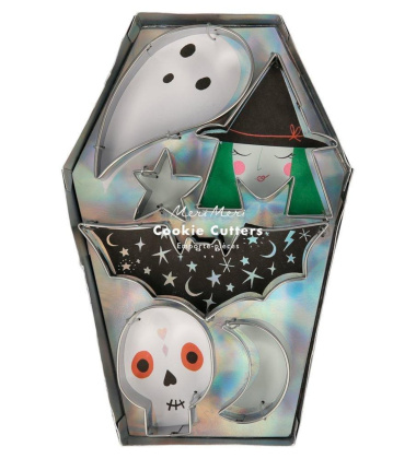 Komplet foremek do wykrawania ciastek HALLOWEEN Cookie Cutters Set 6 by Meri Meri
