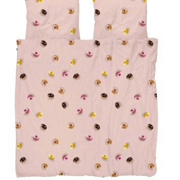 Pościel bawełniana dwustronna w donuty 200x220 DONUTS Duvet Cover