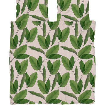 Pościel bawełniana dwustronna w liście 200x220 LEAF ME Duvet Cover