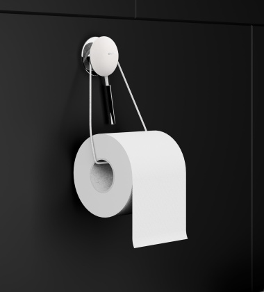 Wieszak na papier DIABOLO TOILET PAPER HOLDER Chrom-White