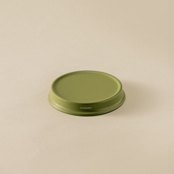 Mydelniczka metalowa 13 cm GEYSER Free standing Soap Dish - Olive