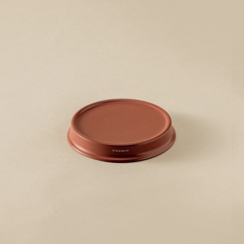 Mydelniczka metalowa 13 cm GEYSER Free standing Soap Dish - Terracotta