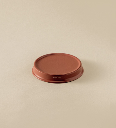 Mydelniczka metalowa 13 cm GEYSER Free standing Soap Dish - Terracotta