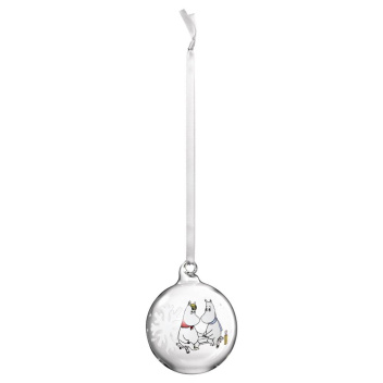 Bombka szklana muminki 7 cm MOOMIN SNOWFLAKE Glass Bauble