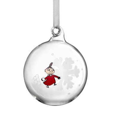 Bombka szklana muminki 7 cm MOOMIN SNOWFLAKE Glass Bauble