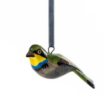 Zawieszka drewniany ptaszek żołna Jacaranda Wooden Ornament - Bee Eater