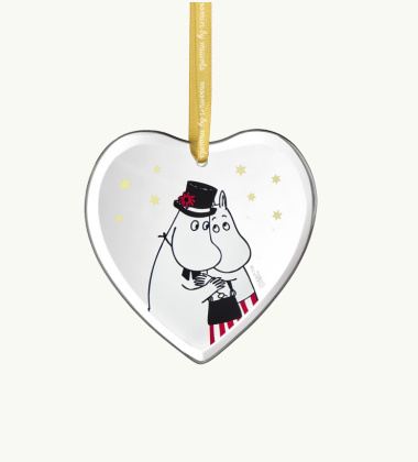 Ozdoba szklana Mama i Tata Muminka 8 cm Moomin MOOMINMAMMA AND MOOMINPAPPA Glass Ornament