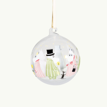 Bombka szklana muminki 9 cm MOOMIN CHRISTMAS BAUBLE PYJAMAS