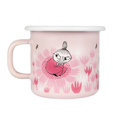 Kubek emaliowany muminki przyjaciółki 250 ml MOOMIN ENAMEL MUG GIRLS 2,5DL - Pink