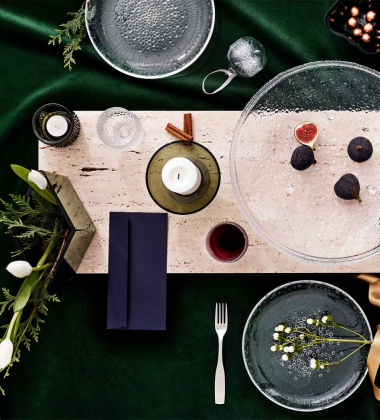 Szklana Patera Talerz Ultima Thule Serving 37 cm