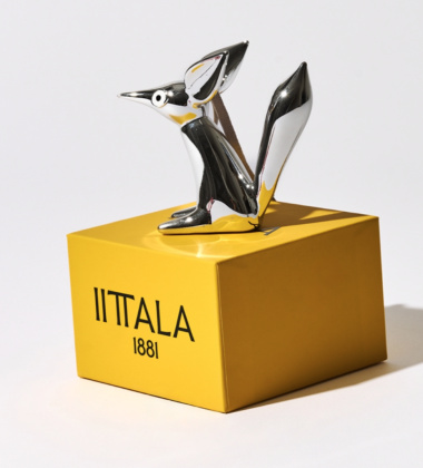 Szklany siedzący lisek zawieszka 8 cm ORNAMENT SITTING FOX by Klaus Haapaniemi - Mirror