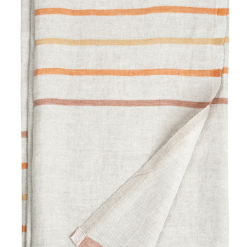 Ręcznik kąpielowy lniany 95x180 VIRTA Bath Towel Linen-Brown-Rust