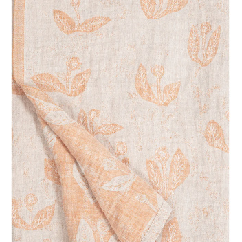 Obrus lub Narzuta 145x260 KESAKUKKA Tablecloth Linen-Cinnamon