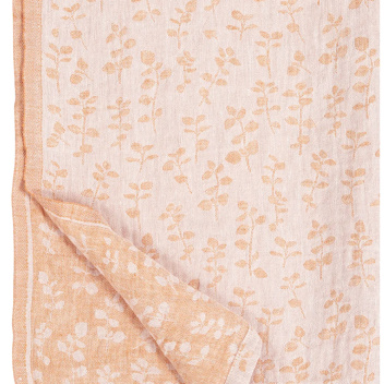 Obrus - narzuta lniany 145x260 MEIRAMI Tablecloth Rose-Cinnamon