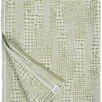 Ręcznik kąpielowy lniany 85x180 KUOHU Bath Towel White-Olive