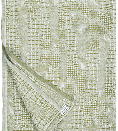 Ręcznik kąpielowy lniany 85x180 KUOHU Bath Towel White-Olive