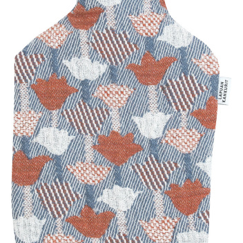 Termofor z wełny 2L TULPPAANI Hot Water Bottle Cinnamon-Blue