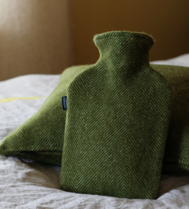 Termofor z wełny 2L ARVO Hot Water Bottle Olive