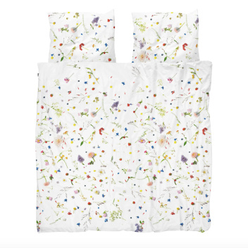 Pościel bawełniana w wiosenne kwiaty 200x200 FLOWER FRIENDS Duvet Cover