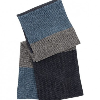 Ręcznik Terva 65x130 Czarno-Multi-Niebieski