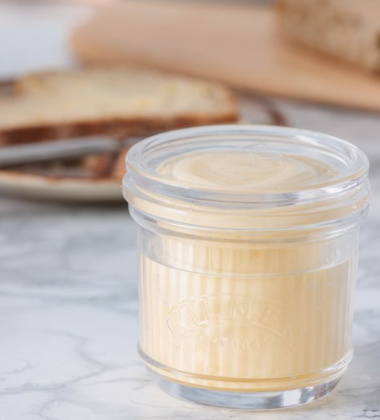 Szklany pojemnik na masło 200 ml GLASS BUTTER CROCK